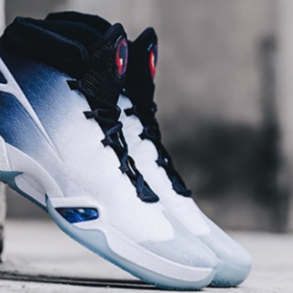 Jordan 30 White/Black-Wolf Grey (Slighty Customized) - Picture 13 of 15